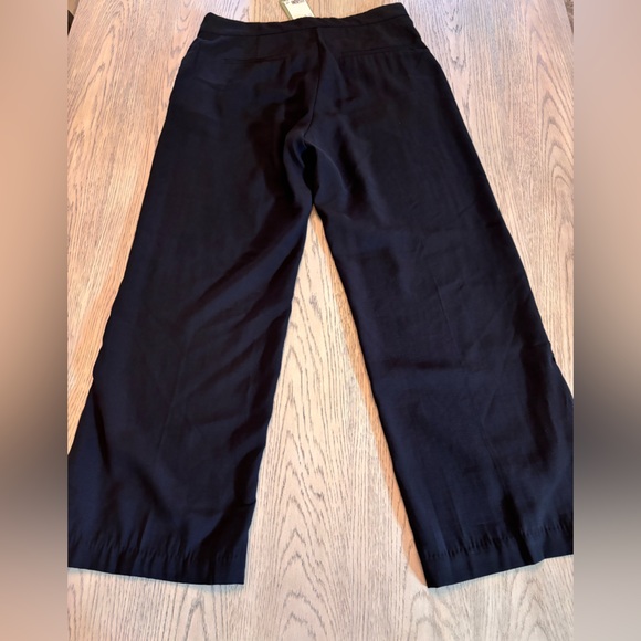NWT H&M Black Trousers With Slit At Ankle Size 14 - Picture 2 of 8
